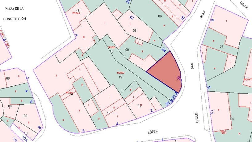 Suelo urbano de 116m² en calle San Blas, Collado Villalba, Madrid