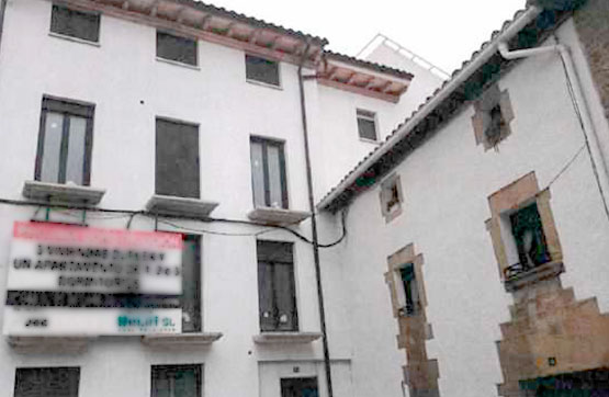 Travail arrêté dans rue Mayor, Añorbe, Navarra