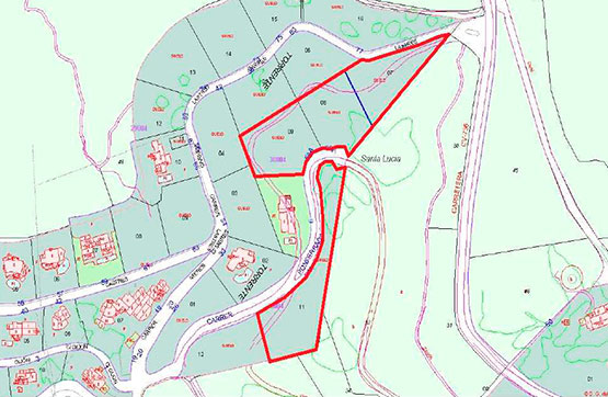 Terrain urbain de 1500m² dans rue Santander, Parc.38 U.e.mc-15, Jávea/xàbia, Alicante