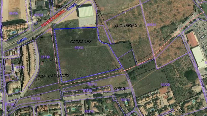 Developable land in sector Alqueries S/n, Dénia, Alicante
