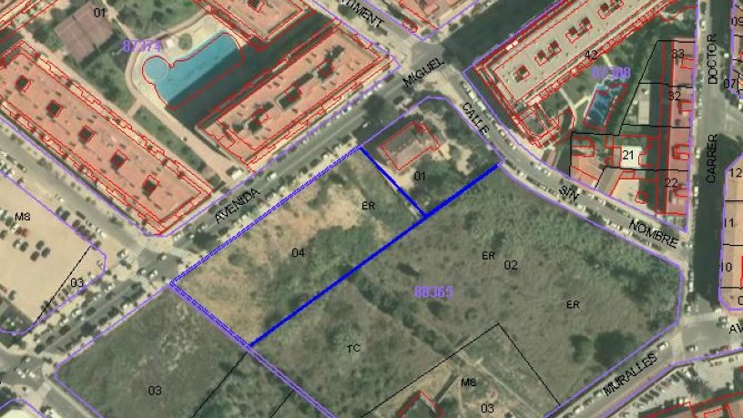 3393m² Developable land on avenue Miguel Hernandez, Dénia, Alicante