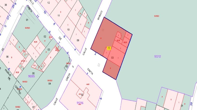 Suelo urbano de 423m² en calle Creta-villafranqueza, Alicante/alacant, Alicante