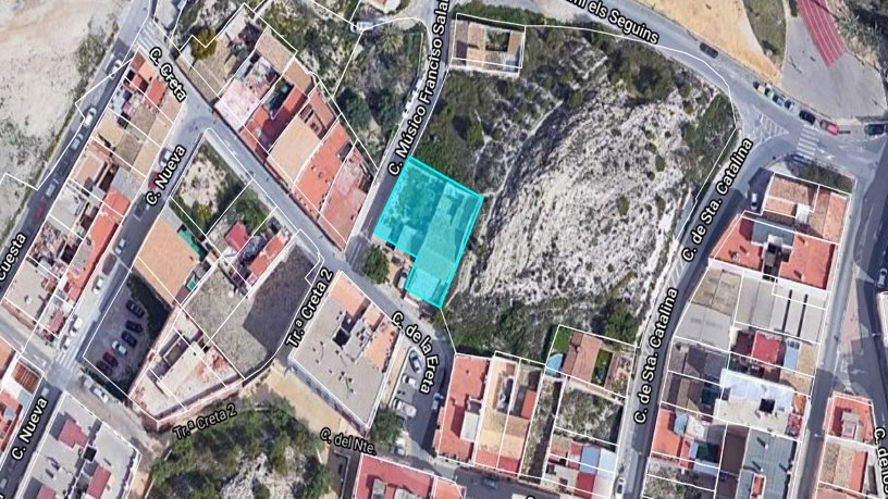 Suelo urbano de 423m² en calle Creta-villafranqueza, Alicante/alacant, Alicante