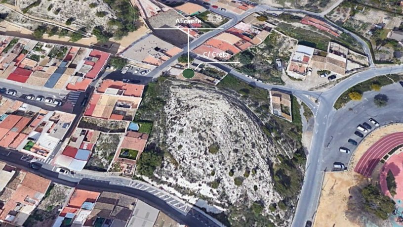 Suelo urbano de 423m² en calle Creta-villafranqueza, Alicante/alacant, Alicante