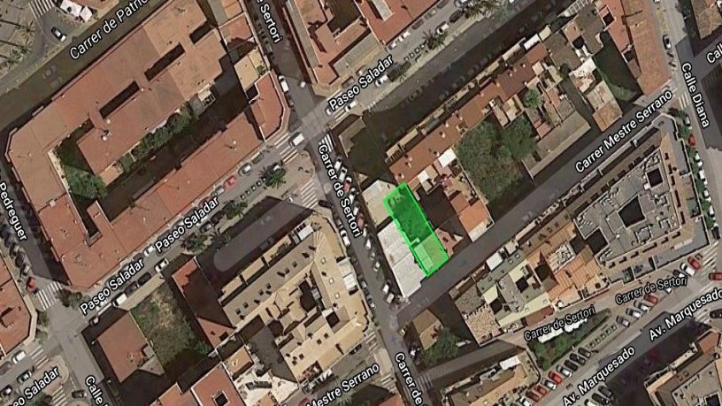 Urban ground in street Mestre Serrano, Dénia, Alicante