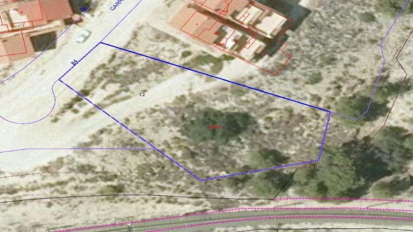 Suelo urbano de 1246m² en parcela Charco-montiboli Par84 Charco-montiboli, Villajoyosa/vila Joiosa (La), Alicante