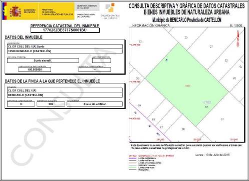 986m² Others on street Doctor Coll, Nº 1a, Benicarló, Castellón