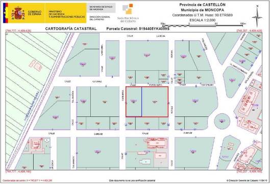 Suelo urbanizable de 4552m² en calle Bizkaia, 16 - C/cantabria, 17 Sect. Belcaire Norte, Moncofa, Castellón