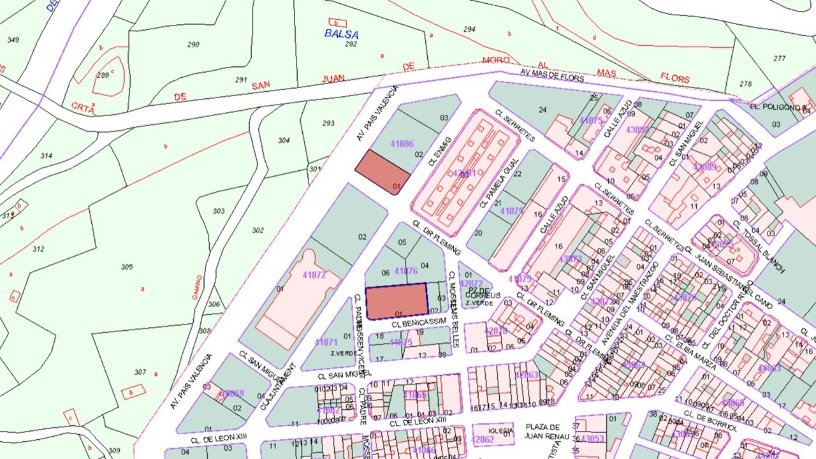 Suelo urbano de 905m² en calle Benicasim, Sant Joan De Moró, Castellón