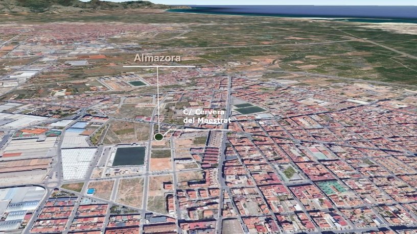 Suelo urbano de 1282m² en calle Cervera Del Maestrat, Almassora, Castellón