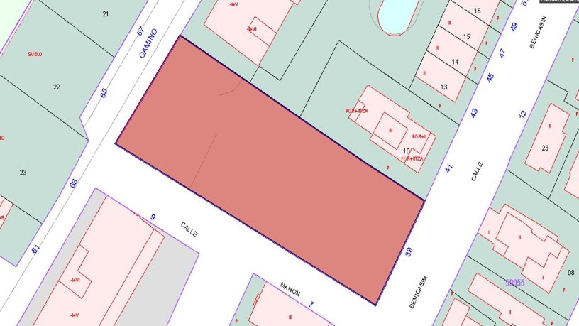 Suelo urbano de 1044m² en calle Isaac Peral, Moncofa, Castellón