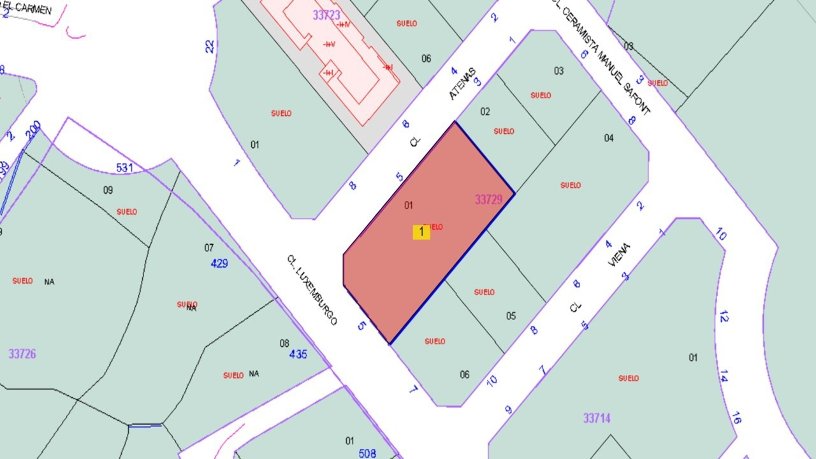 1256m² Urban ground on street Atenas, Onda, Castellón