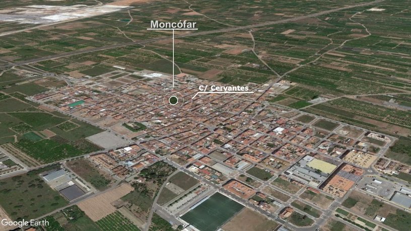 Suelo urbano de 158m² en calle Cervantes, Moncofa, Castellón