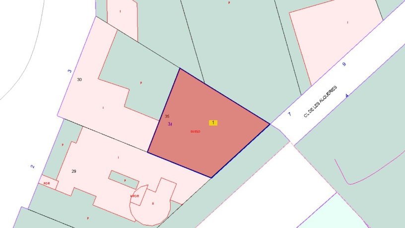 Suelo urbano de 681m² en plaza Todos Los Santos, Almassora, Castellón