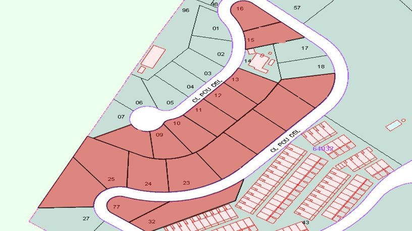 Suelo urbano de 1101m² en calle Pou Del, Peníscola/peñíscola, Castellón