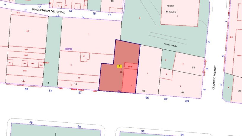 Suelo urbano de 444m² en calle N'octavi Ten I Orenga, Vall D´uixó (La), Castellón