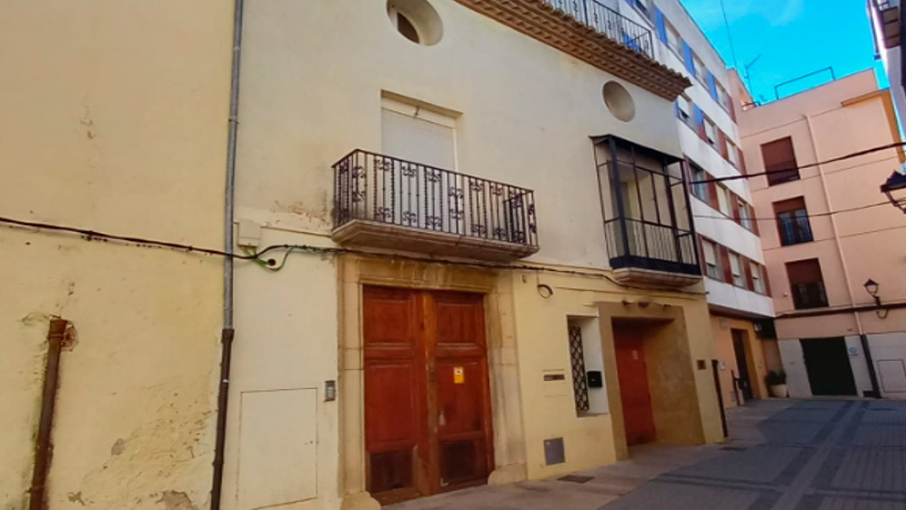 Travail arrêté dans rue San Joaquin, Benicarló, Castellón