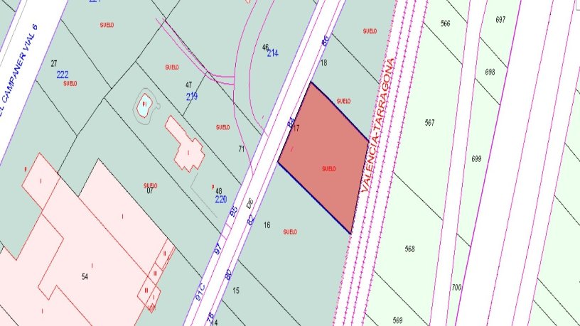 Suelo urbanizable de 1336m² en calle Baron Alcahali, Alcalà De Xivert, Castellón