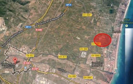 Developable land in departure Mardá O Porchet,pol.29 Parc.181 (P/p Parc.171), Sagunto/sagunt