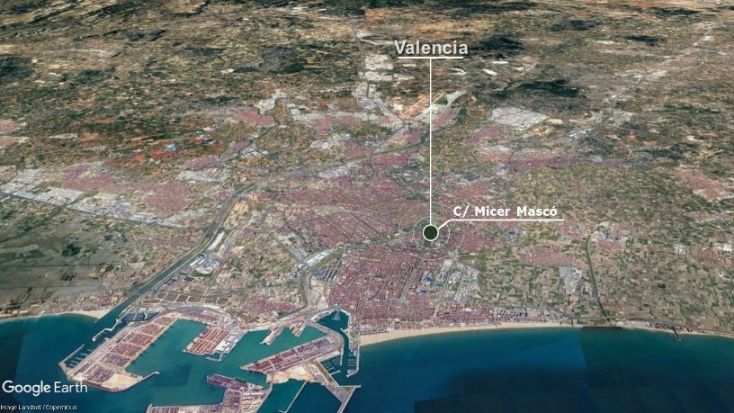 Suelo urbano de 768m² en calle Micer Masco, València, Valencia