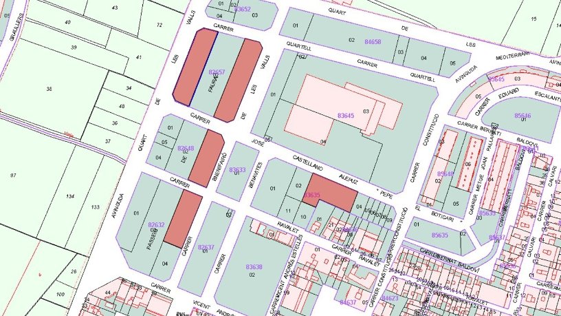 Terrain urbain de 1059m² dans rue Ue Sector Pb2, Canet D´en Berenguer, Valencia