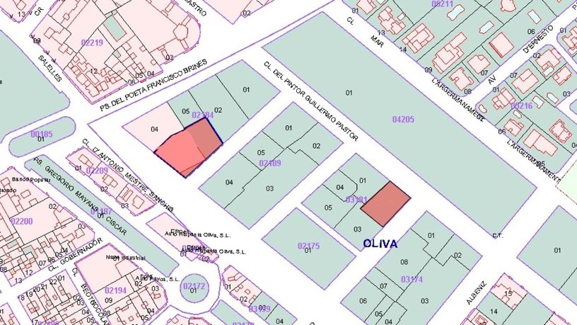 Suelo urbano de 500m² en calle Reparc. U.a Nº 11, Oliva, Valencia