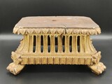 Portuguese carved and gilded wood base., 15,5x33x23cm, 19th/20th century - séc. XIX/XX