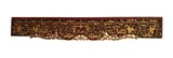 Chinese carved, painted and gilded wood frieze with some traces of mother-of-pearl and glass., 30,5x197,5cm, 19th/20th century - séc. XIX/XX
