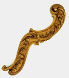 Fragment of portuguese gilded carved wood., 60cm, 19th century - Séc. XIX