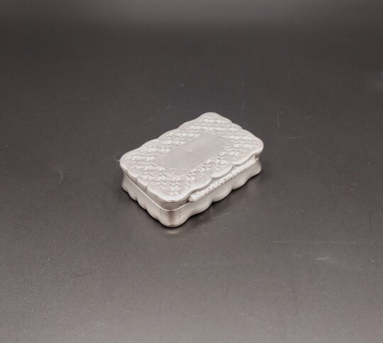 Silver snuff box - Caixa para rapé em prata