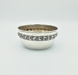 Portuguese 833/1000 silver bowl with a Javali II (Boar II) hallmark for Lisbon. 119g., 5,5x12cm, 1887-1937