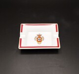 Ashtray made to order on the occasion of the opening of Pousada D.Maria I in Queluz. Marked NG PORTUGAL - POUSADA D. MARIA I - QUELUZ - ARA - 3/600. Limited edition of 600., 2,5x9x12cm, 1995