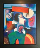 Óleo sobre tela. Assinado e datado., 100x80cm, 1990