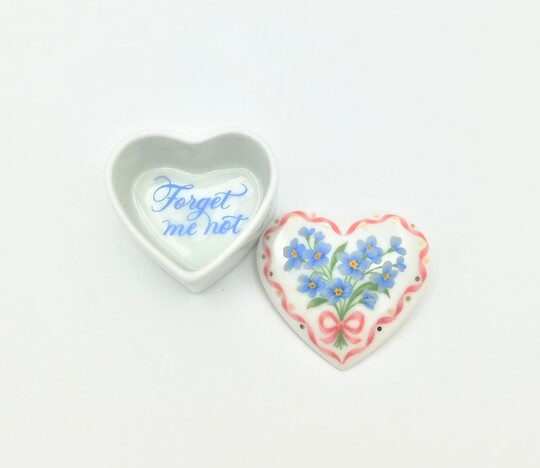 "Forget Me Not" trinket box - Caixa regaleira "Forget Me Not"