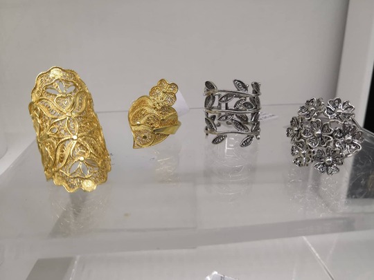 Anéis em filigrana - Filigree rings