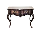 Large mahogany side table with gilded bronze hardware. D. José style., 83x123x63cm, 20th/21st century - séc. XX/XXI