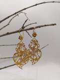silver 925 gold plated filigree, ,