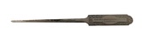 Letter opener with ruler from the company John Miller &amp; Co, founded in 1911 and specializing in the trade of metal products, machinery and hardware and sanitary appliances., 24 cm, 1911-