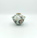 Chinese export porcelain with enamel decor. Qing dinasty., 8x10,5cm, 18th/19th century - séc. XVIII/XIX