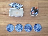 Hungary Box and Gomos Box from CANNAREGIO Collection and set of coasters from the ONDA VA collection inspired by Hokusai&#39;s artwork., ,