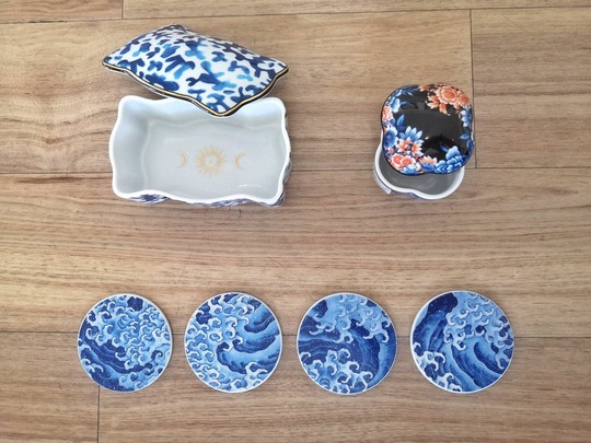 Colecção CANNAREGIO e Conjunto bases copos ONDA VA