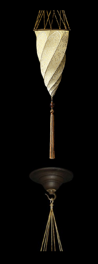 Venetia Studium Fortuny silk Cesendello ceiling lamp - Candeeiro de tecto em seda Cesendello da Venetia Studium Fortuny