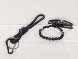 bracelets and key chain, ,