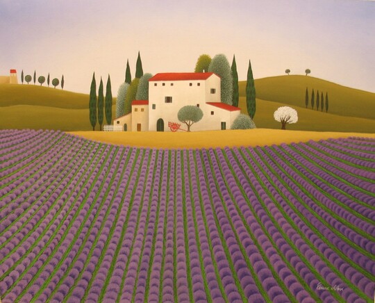 Paesaggio con Lavanda 