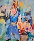 Oil on canvas, 73x60cm, 1995