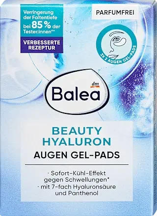 Beauty Hyaluron Augen Gel-Pads