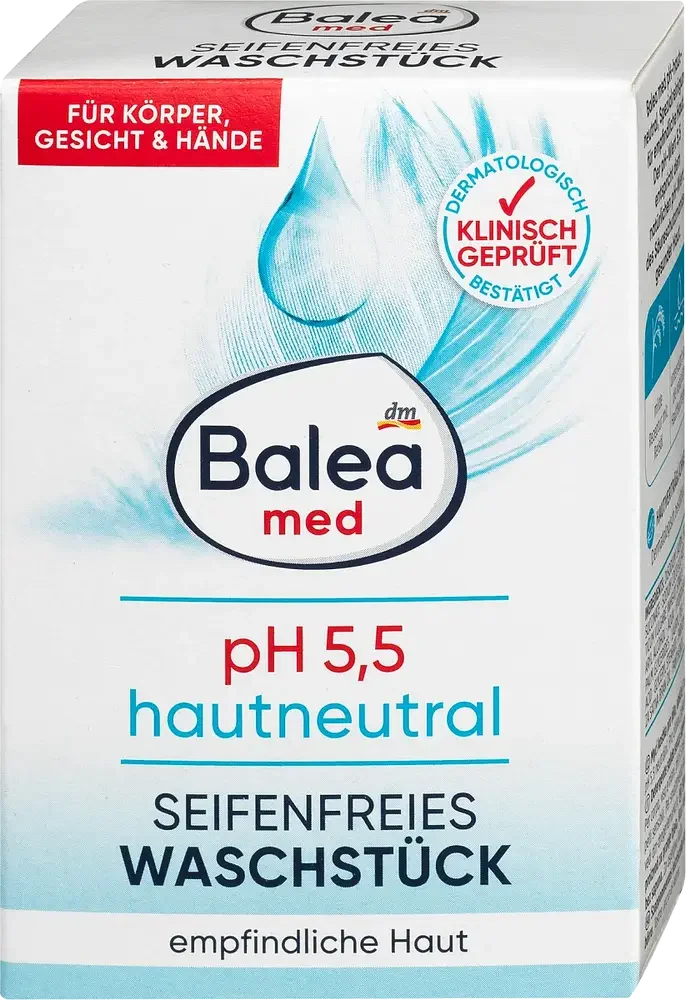 Seifenfreies Waschstück Hautneutral