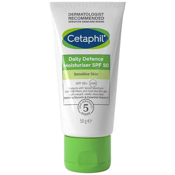 Daily Defence Face Moisturiser With SPF 50+