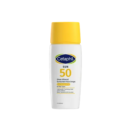 Sheer Mineral Sunscreen Face Drops SPF 50