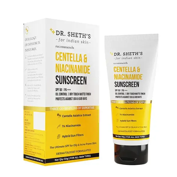 Centella & Niacinamide Sunscreen SPF50